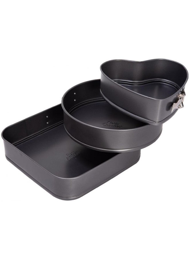 3-Piece Cake Mold Set Black  - Image 5