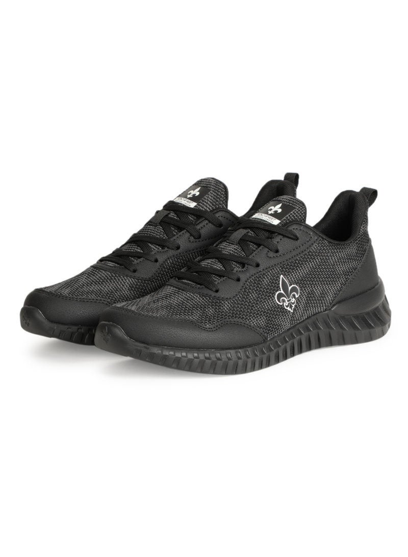 Bond Street By Redtape Side Logo Sport Shoes Black  - Image 4