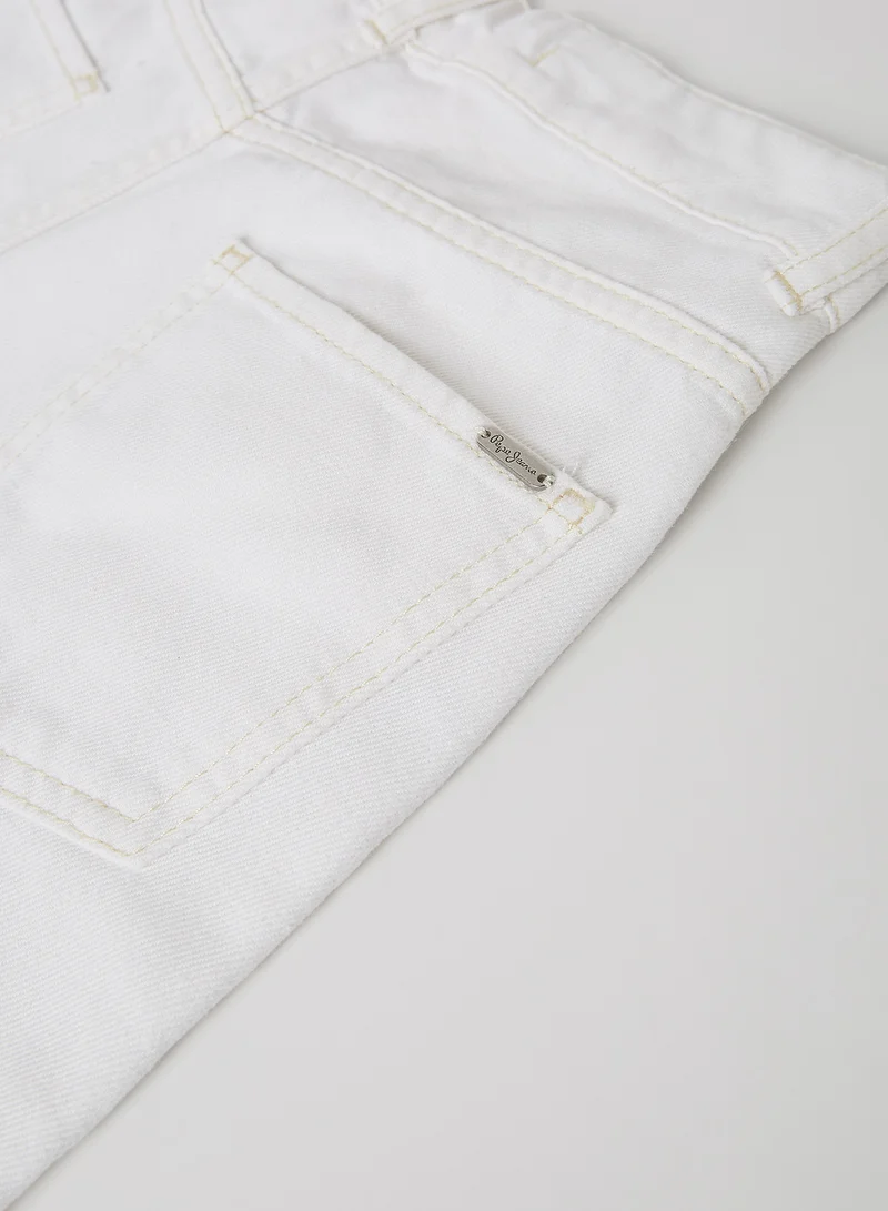 Pepe Jeans LONDON Kids/Teen High Waist Jeans White