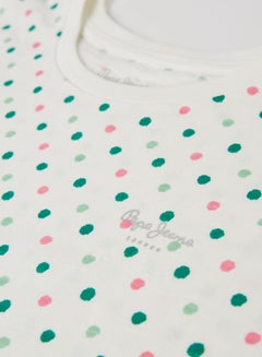 Pepe Jeans LONDON Kids/Teen Polka Dot Print T-Shirt Multicolour  - Image 3