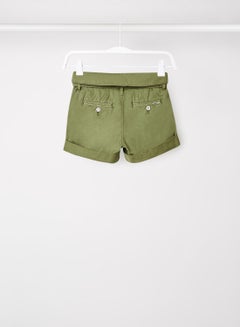 Pepe Jeans LONDON Kids/Teen Bow Belt Shorts Green  - Image 2