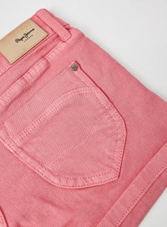 Pepe Jeans LONDON Kids/Teen Roll Up Hem Shorts Pink  - Image 3