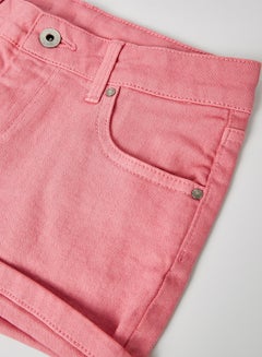 Pepe Jeans LONDON Kids/Teen Roll Up Hem Shorts Pink  - Image 4