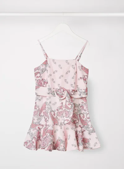 Bardot Junior Kids Paisley Print Dress Pink