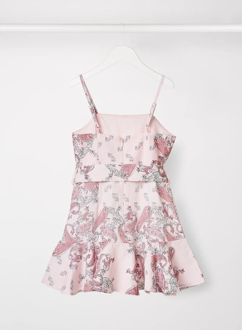 Bardot Junior Kids Paisley Print Dress Pink