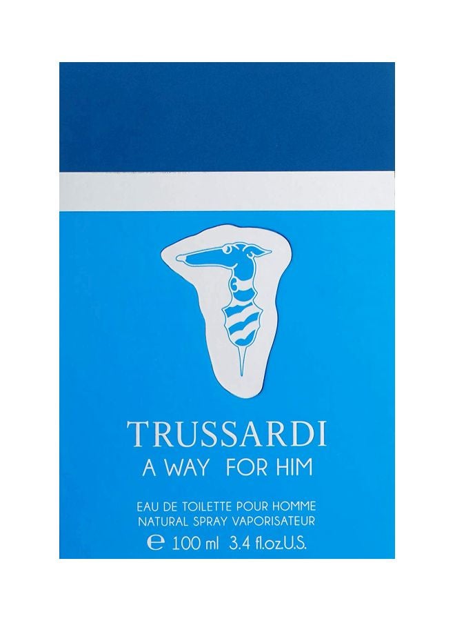 TRUSSARDI - A Way For Him Eau De Toilette 100ml - Image 1