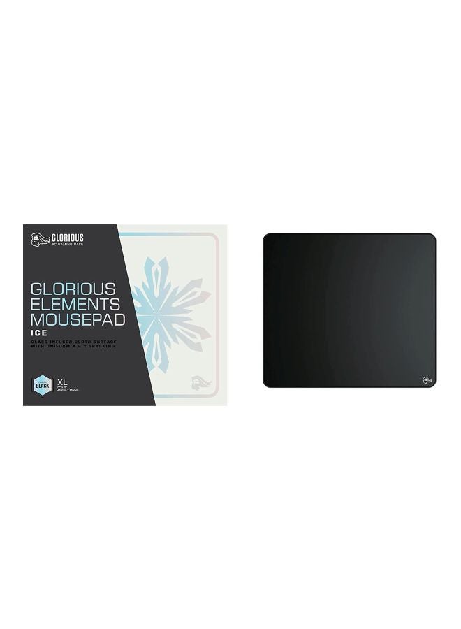 Glorious - Glorious Gaming Elements Mousepad - Gaming Mouse Pad - XL Mouse Pad - Glass Infused Flexible Cloth Computer Desk Pad for Speed Gaming 15"x17" (ICE) - Image 1