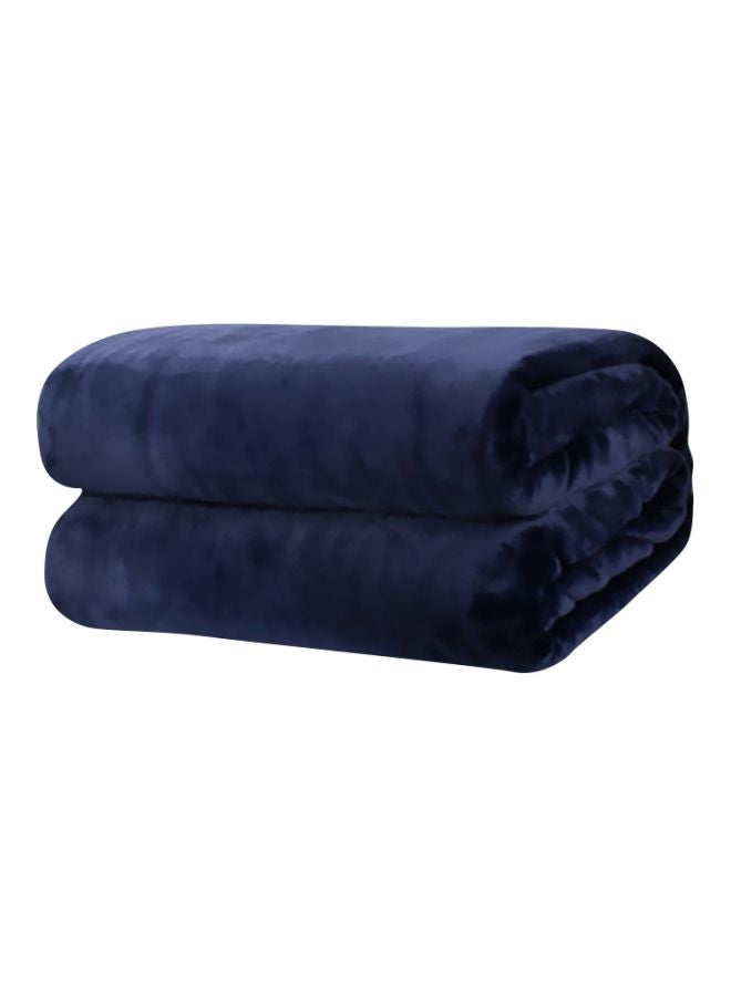 Beauenty Warm And Soft Blanket flannel Blue 180x200cm  - Image 1