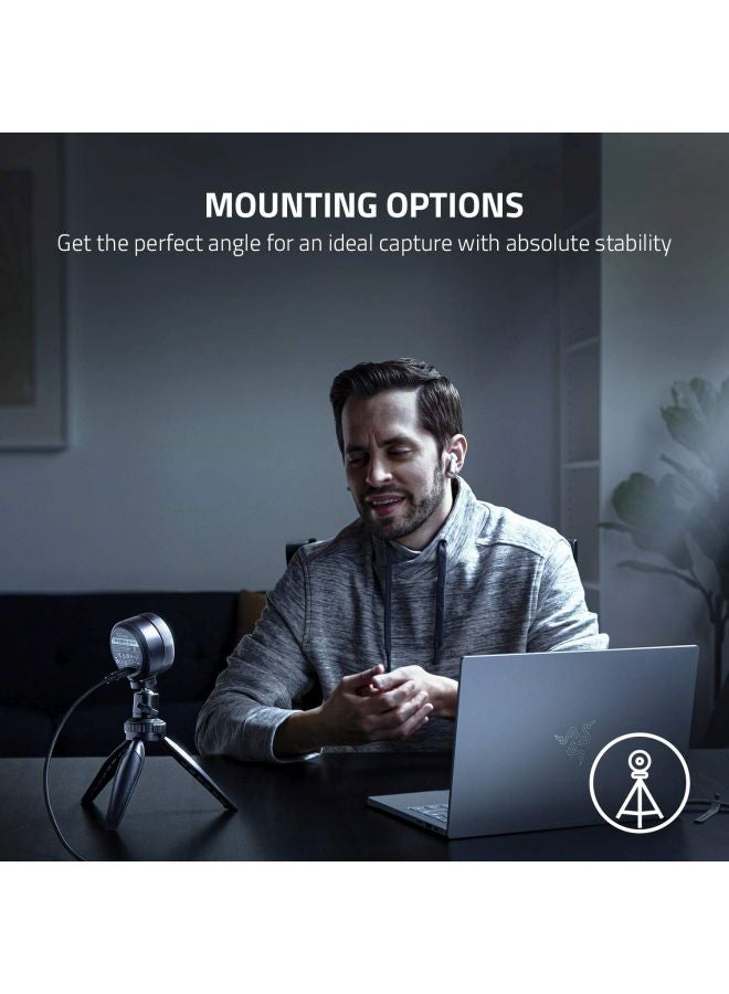 RAZER - Kiyo Pro Streaming Webcam  Uncompressed 1080p 60FPS, HighPerFormance Adaptive Light Sensor, HDREnabled, WideAngle Lens With Adjustable FOV, Lightningfast USB 3.0 - Image 1