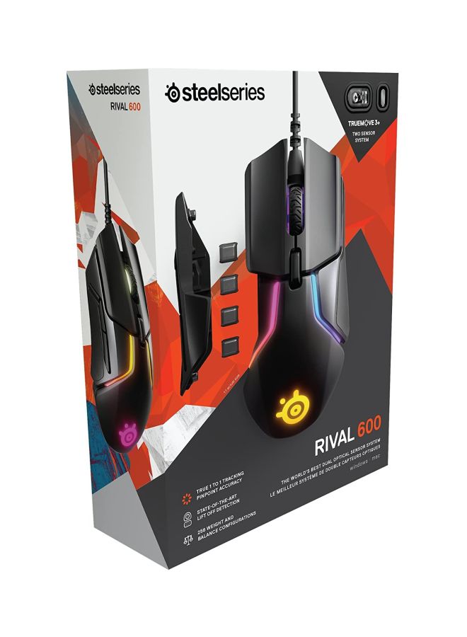 steelseries - Rival 600 Gaming Mouse Black - Image 1
