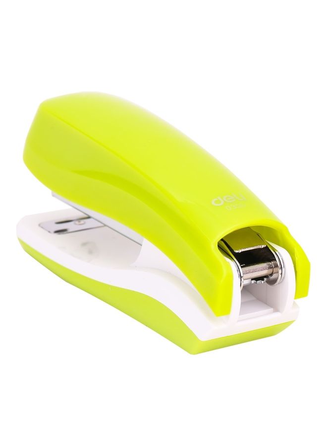 Deli Compact Table Stapler Green/White