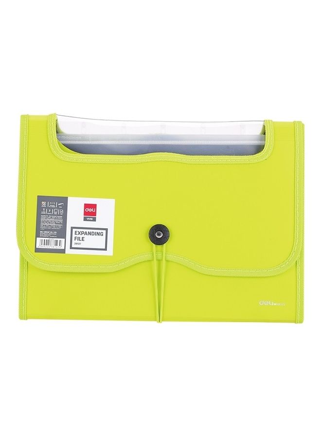 ملف توسيع ريو مكون من 7 جيوب أخضر