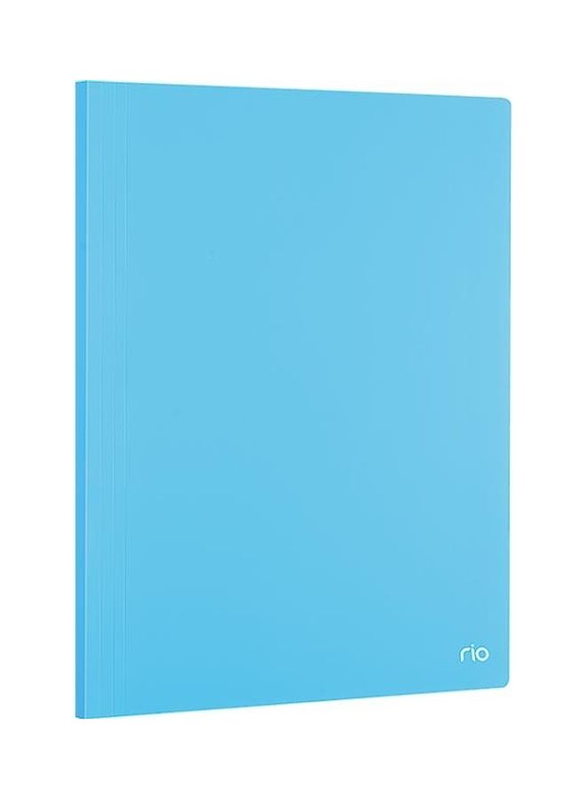 Deli 20-Pockets Display File Blue 