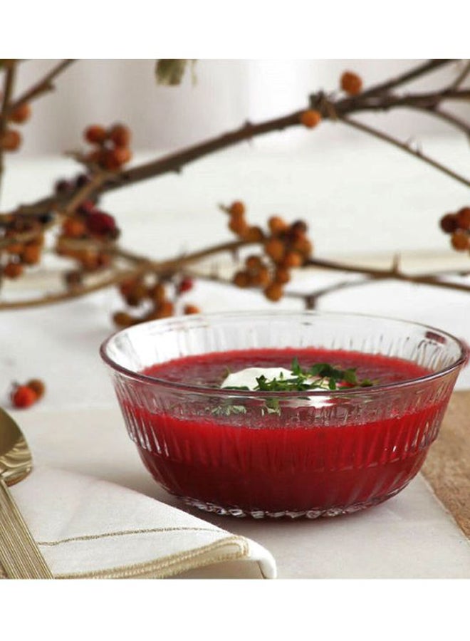 لاف وعاء تقديم مكون من 7 قطع، وعاء تقديم كبير شفاف 2050 مل، أوعية تقديم 345 مل شفاف Large Serving Bowl 2050 ml, Serving Bowls 345ملليلتر - Image 4