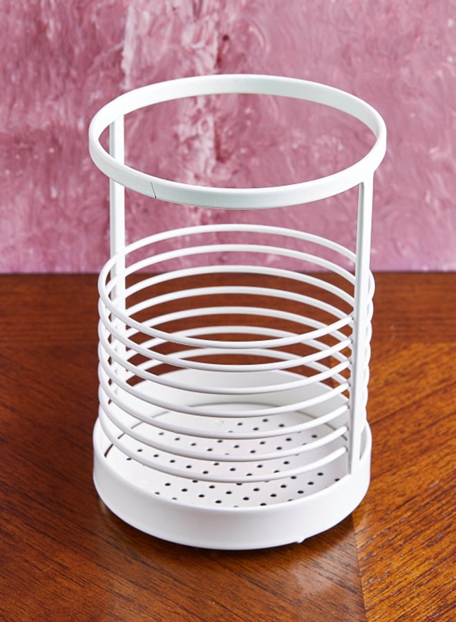 Home Box Maisan Cutlery Holder White 17 x 12cm  - Image 3