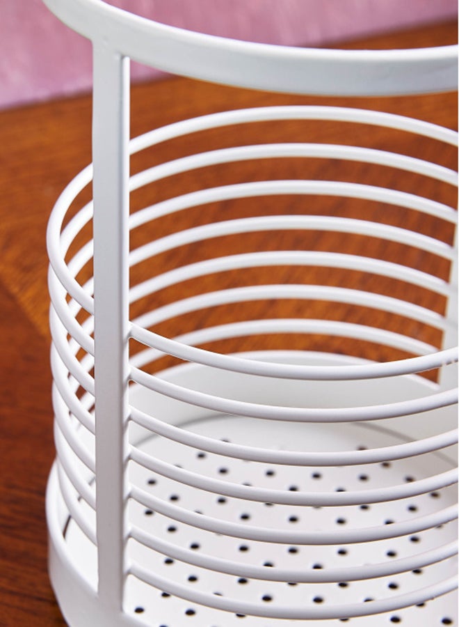 Home Box Maisan Cutlery Holder White 17 x 12cm  - Image 4