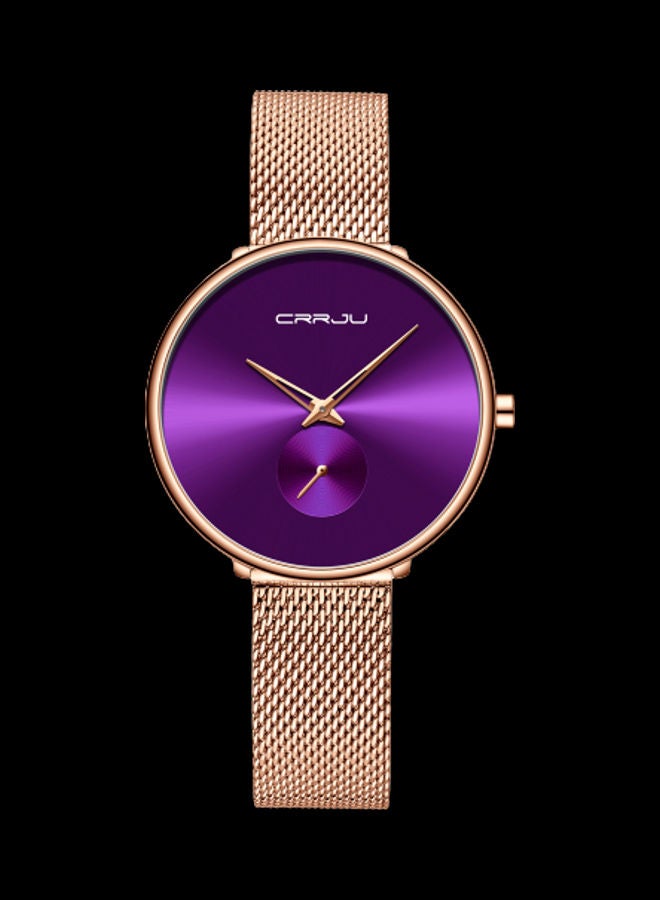 كرجو ساعة يد مقاومة للماء طراز CRRJU-0039 للنساء
