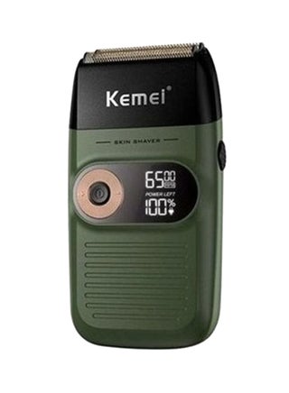 Rechargable USB Shaver Black/Green - v1623249179/N47992587A_1