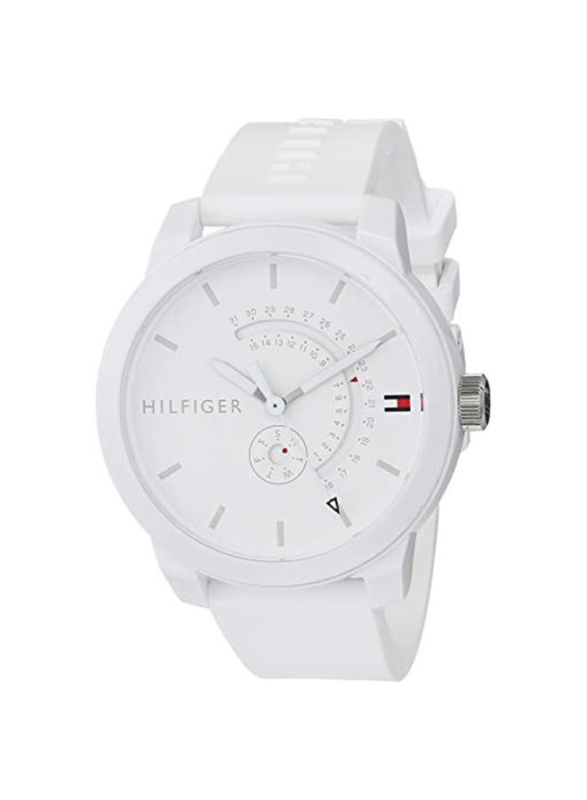 TOMMY HILFIGER - Men's Denim White Dial Watch - 1791481 - Image 1