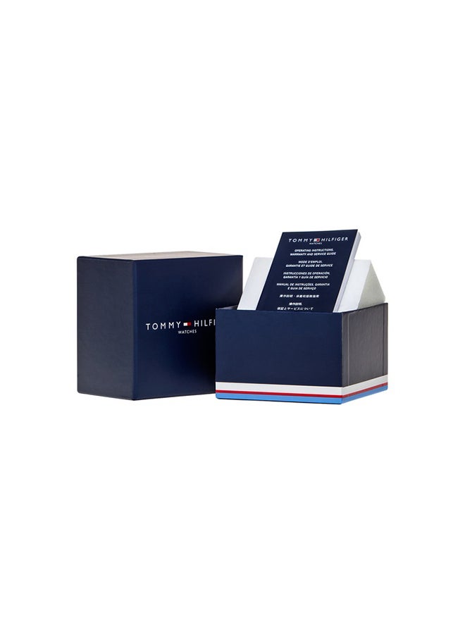 TOMMY HILFIGER - Men's Denim White Dial Watch - 1791481 - Image 1