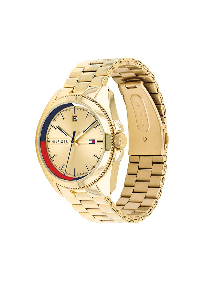 TOMMY HILFIGER Men's Riley Gold Dial Watch- 1791686  - Image 3