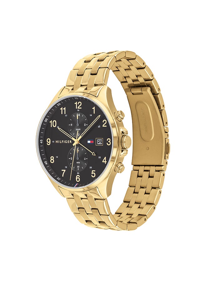 TOMMY HILFIGER - Men's West Black Dial Watch - 1791708 - Image 1