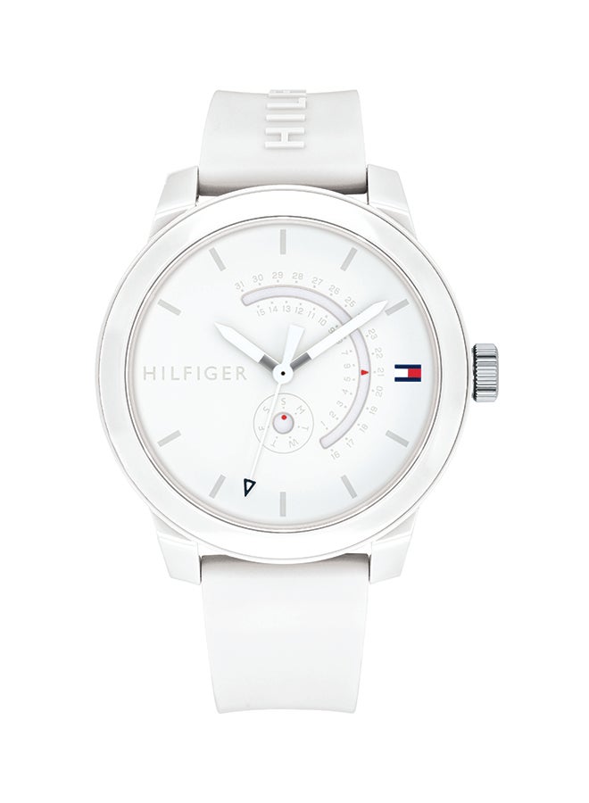 TOMMY HILFIGER - Men's Denim White Dial Watch - 1791481 - Image 1