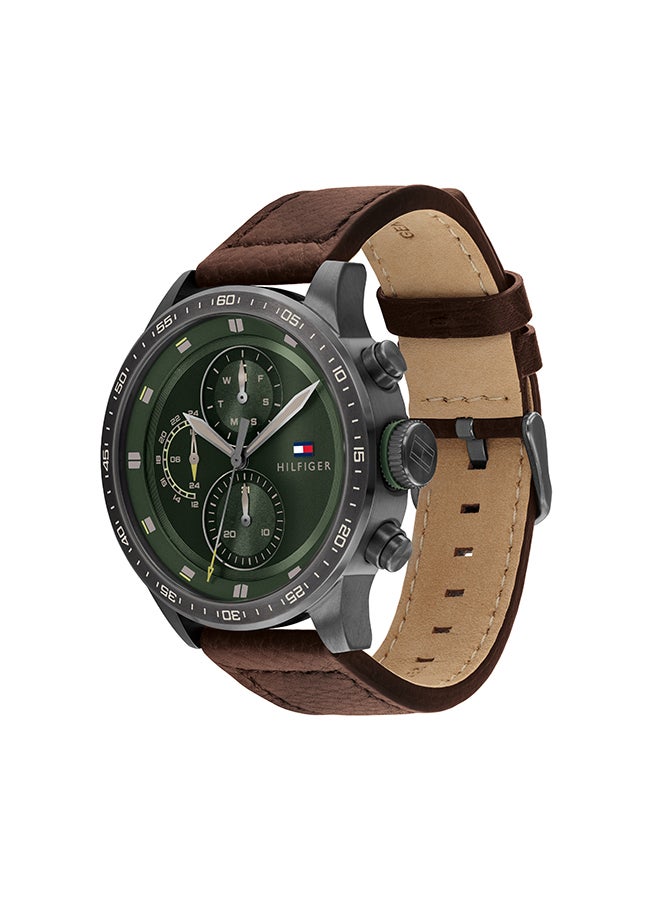 TOMMY HILFIGER Men's Trent Green Dial Watch- 1791809  - Image 3