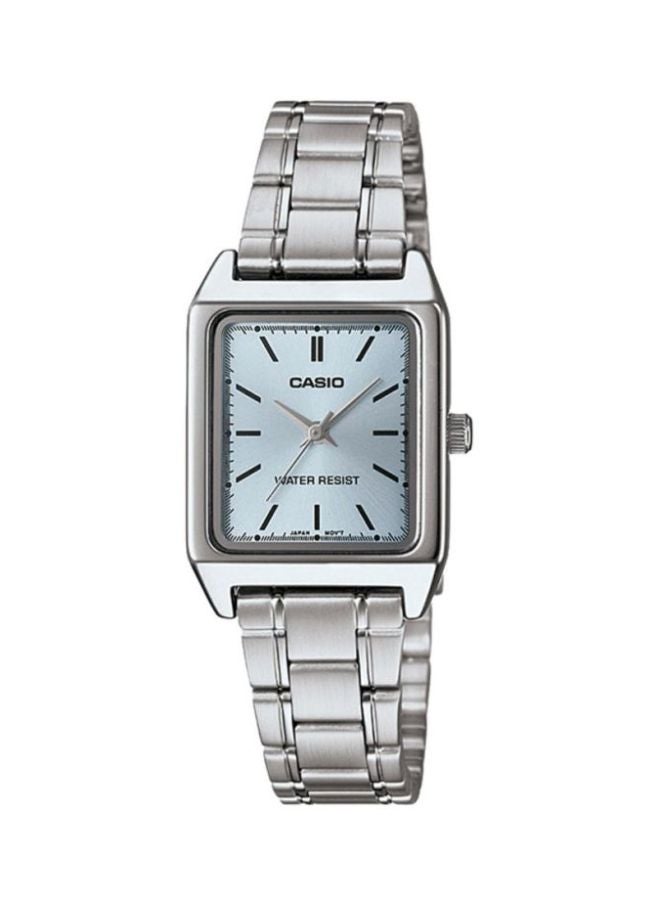 CASIO Women's Stainless Steel Analog Watch LTP-V007D-2EUDF - 22 mm - Silver - Image 1