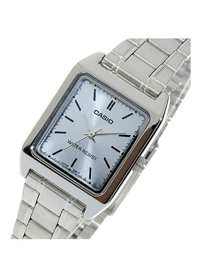 CASIO Women's Stainless Steel Analog Watch LTP-V007D-2EUDF - 22 mm - Silver - Image 3
