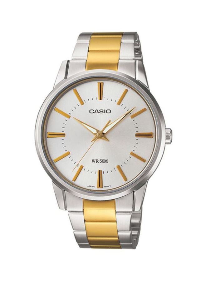 CASIO Women's Stainless Steel Analog Wrist Watch LTP-1303SG-7AV - Image 1