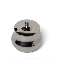 سكوالو وعاء للسكر مع غطاء فضي 8x8x8سم  - Image 3