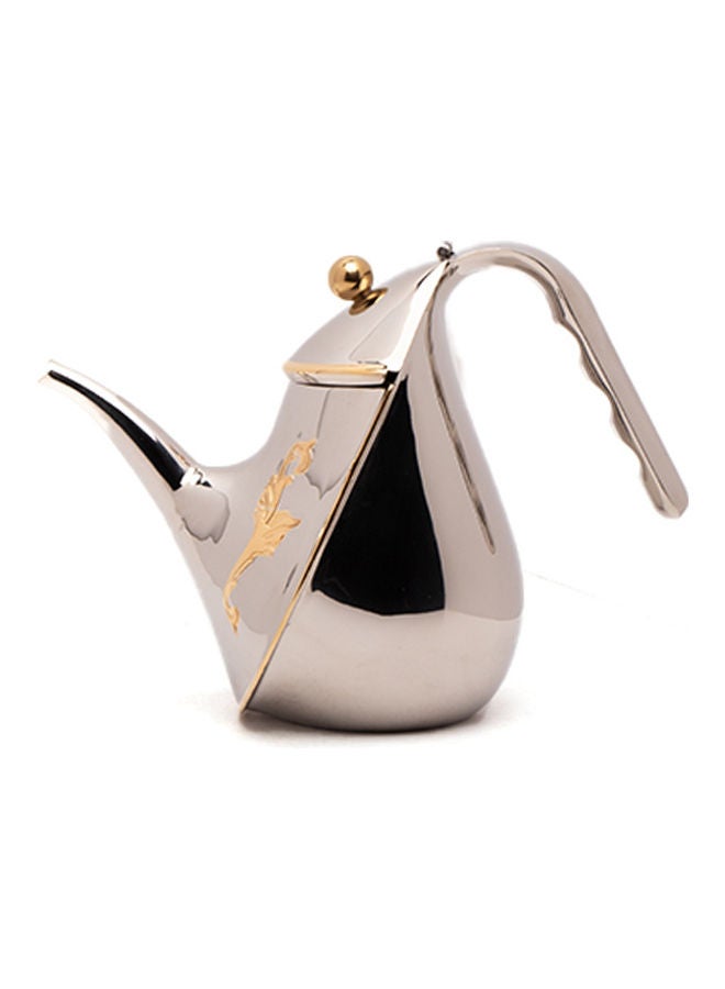 Tea Pot With Lid Silver 17x17x27cm - v1623260677/N48072346A_1