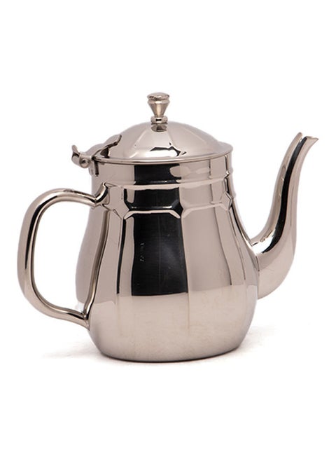 Stainless Steel Teapot With Lid Silver