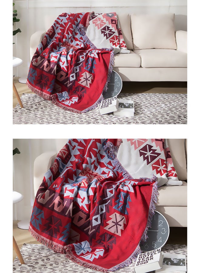 Beauenty A Vintage European Blanket combination Multicolour 90x180cm - Image 2