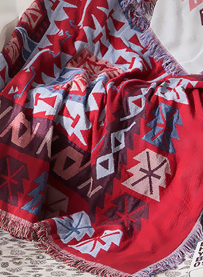 Beauenty A Vintage European Blanket combination Multicolour 90x180cm - Image 3