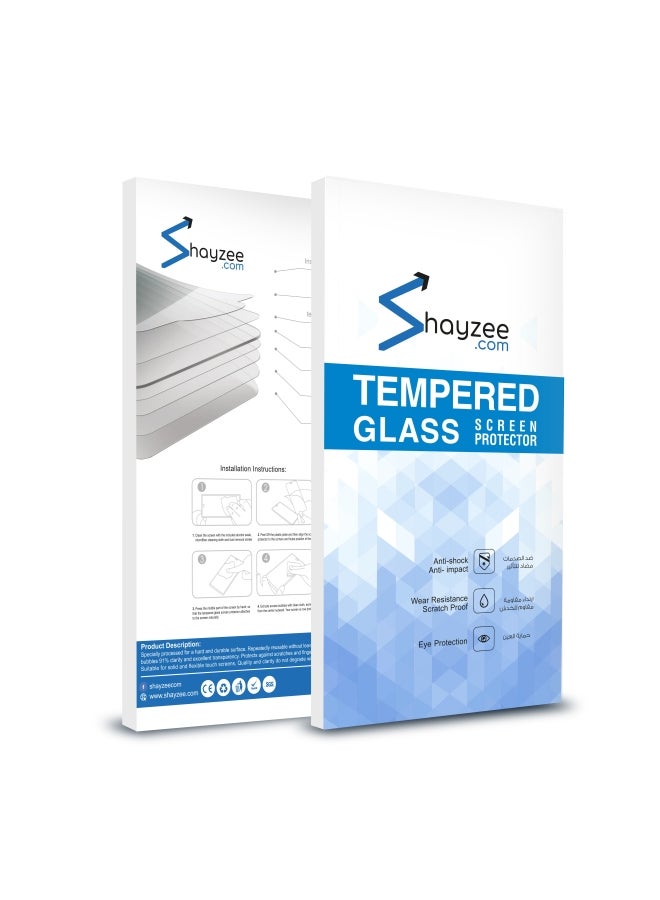 shAyzee Screen Protector Tempered Glass For Samsung Galaxy M31S Clear - Image 3