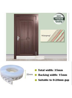 KUYING 5 Meter Silicone Self Adhesive Weather Stripping White ‎13.4 x 9.5 x 5cm  - Image 4