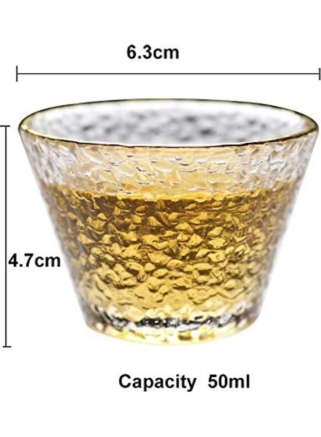 XiuWoo 4 Piece Glass Coffee Cup Clear - Image 5