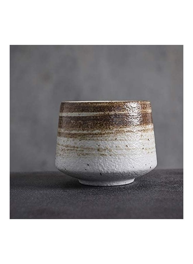 XiuWoo 2-Piece Ceramic Double Walled Espresso Cup Multicolour - Image 2