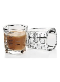 XiuWoo Set Of 2 Coffee Cup Clear  - Image 1
