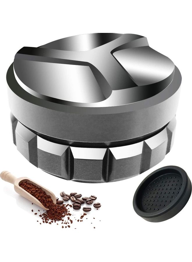 شو وو مكبس لضغط وتوزيع القهوة فضي - Image 1