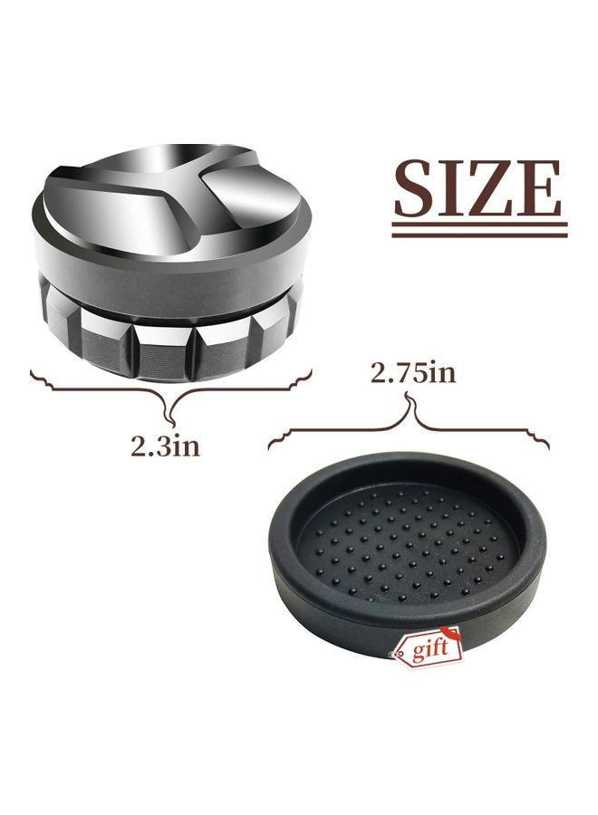 شو وو مكبس لضغط وتوزيع القهوة فضي - Image 2