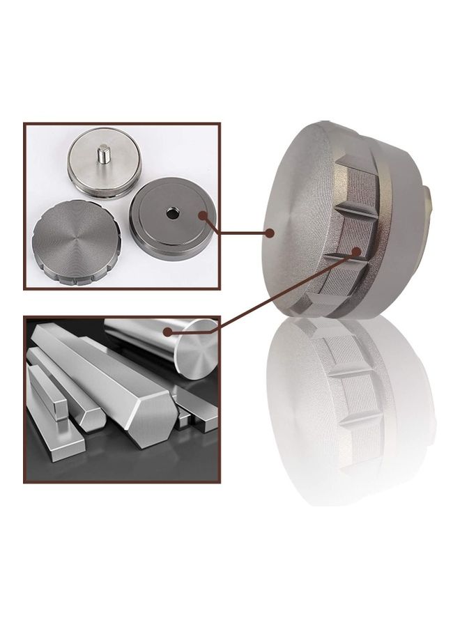 شو وو مكبس لضغط وتوزيع القهوة فضي - Image 3