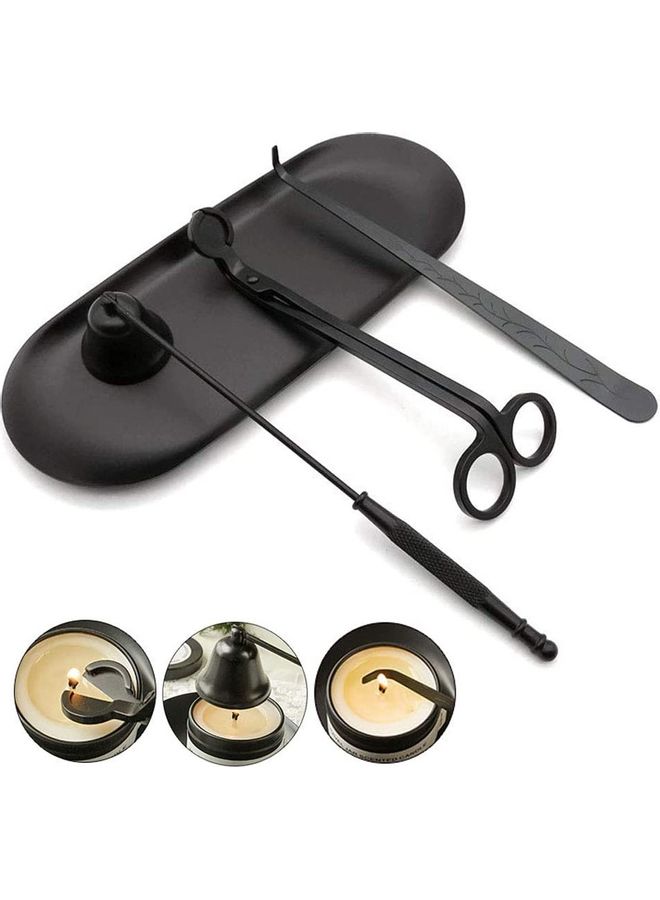 XiuWoo 4 In 1 Candle Accessory Set Black  - Image 1