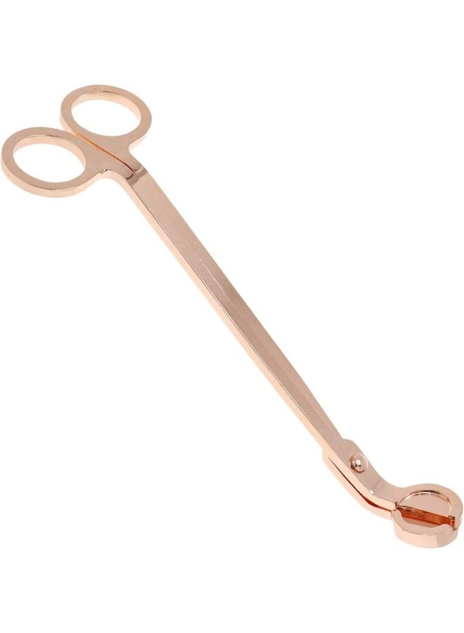 XiuWoo Candle Wick Polished Trimmer Rose Gold - Image 1