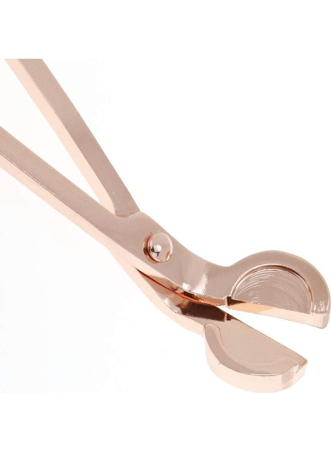 XiuWoo Candle Wick Polished Trimmer Rose Gold - Image 3