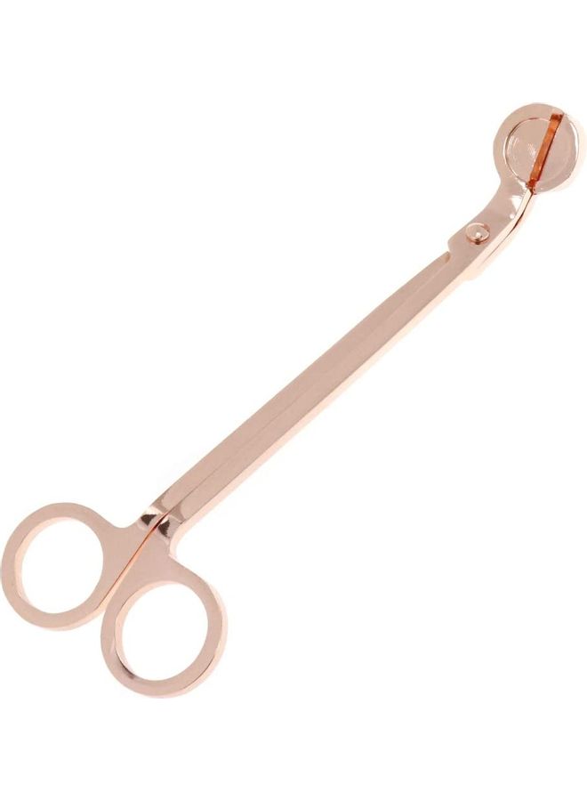 XiuWoo Candle Wick Polished Trimmer Rose Gold - Image 4