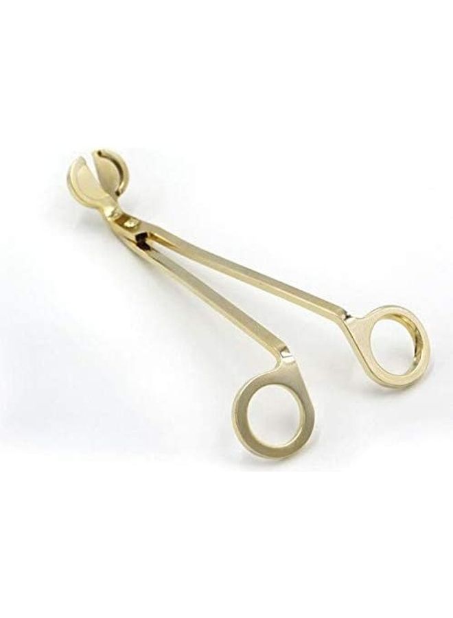 XiuWoo Stainless Steel Oil Lamp Trim Scissor Gold