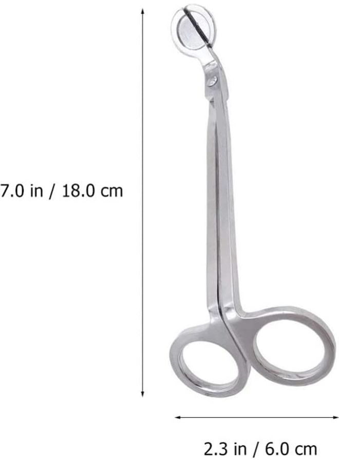 XiuWoo Wick Trimmer Candle Accessory Set Silver - Image 5